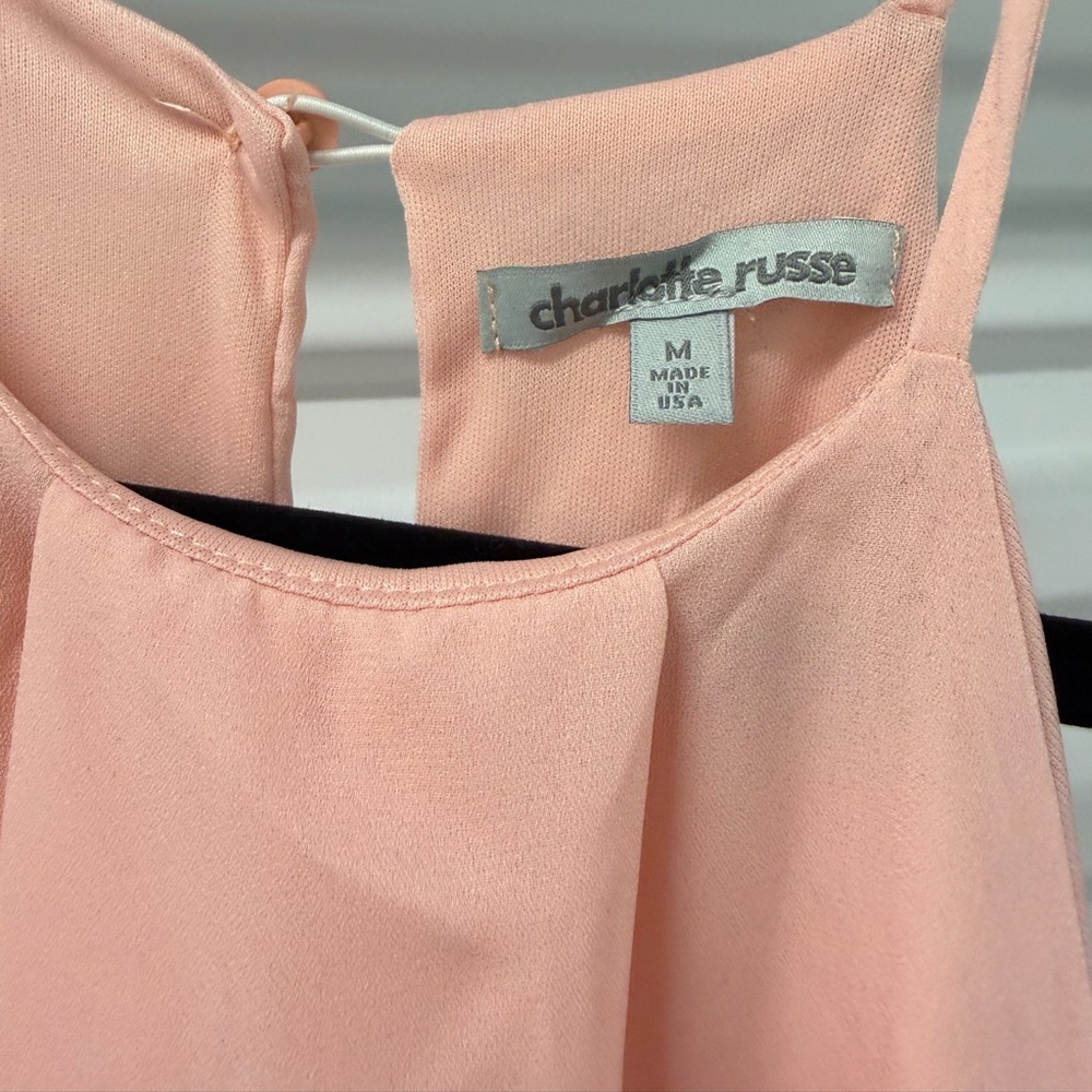 Charlotte Russe Light Pink Sleeveless Dress
